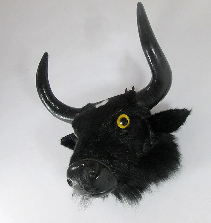Simulation cow hanging animals hang crafts exhibition hall pendant sitting room home decoration photography props | Дом и сад