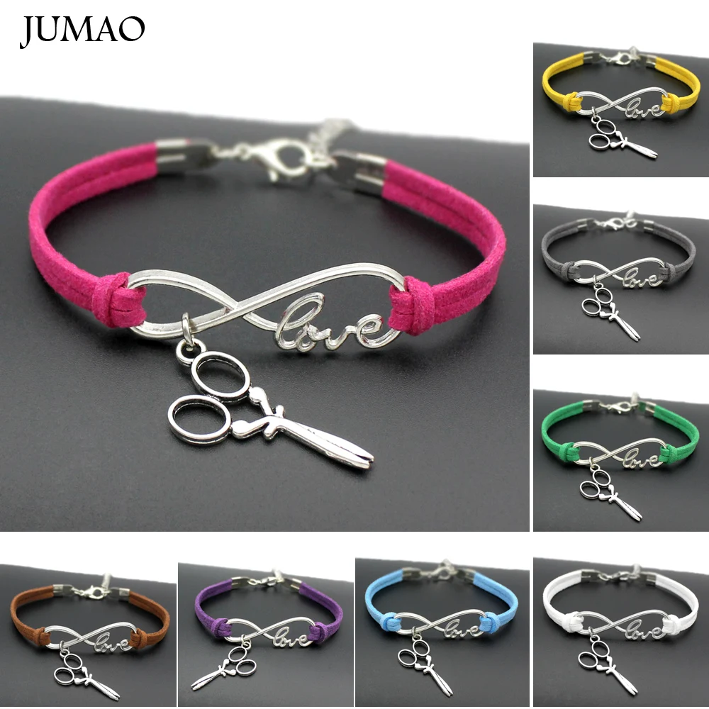 2018 женские стильные браслеты с подвесками в виде ножниц|friendship gifts|bracelet friendshipinfinity
