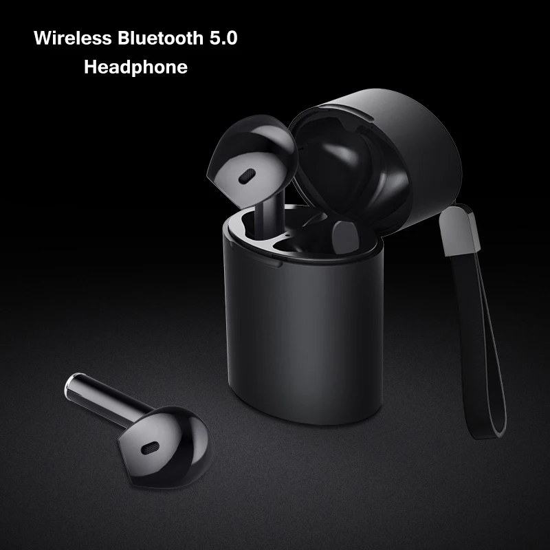Настоящие беспроводные Bluetooth наушники для телефона умные сенсорные умные портативные наушники с шумоподавлением HIFI TWS с микрофоном