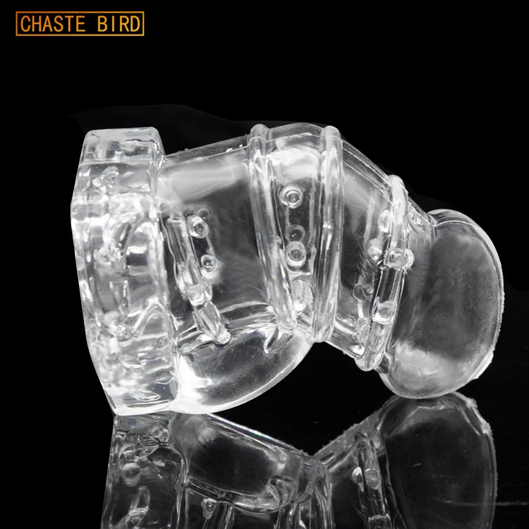 

Detained Male Flex TPR soft body chastity small spikes cage A353