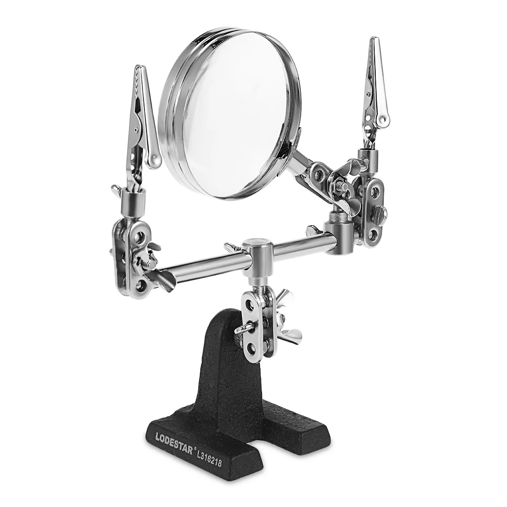 LODESTAR L316218 2X Оптическая лупа профессиональная подставка для паяльника помощь клип