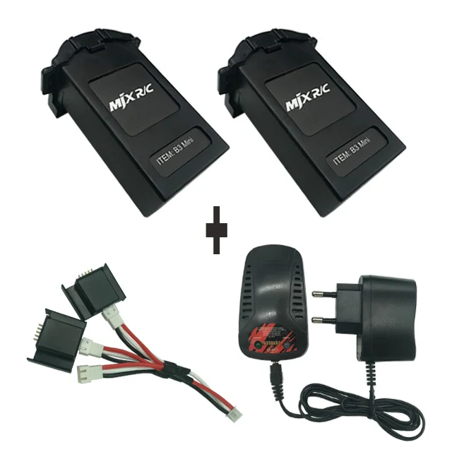 2 PCS Battery MJX B3 MINI 7,4 V 850 Mah 45C Аккумулятор для MJX Bugs 3 мини Запчасти для радиоуправляемого вертолета батарея - Цвет: 2 PCS Battery