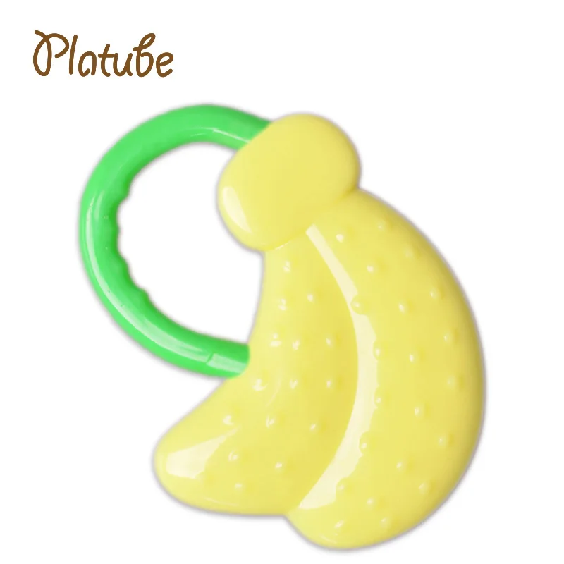 1pc Baby Teething Toys Cute Fruits Silicone Teether Pendant Necklace Accessories Infant Chew DIY | Мать и ребенок