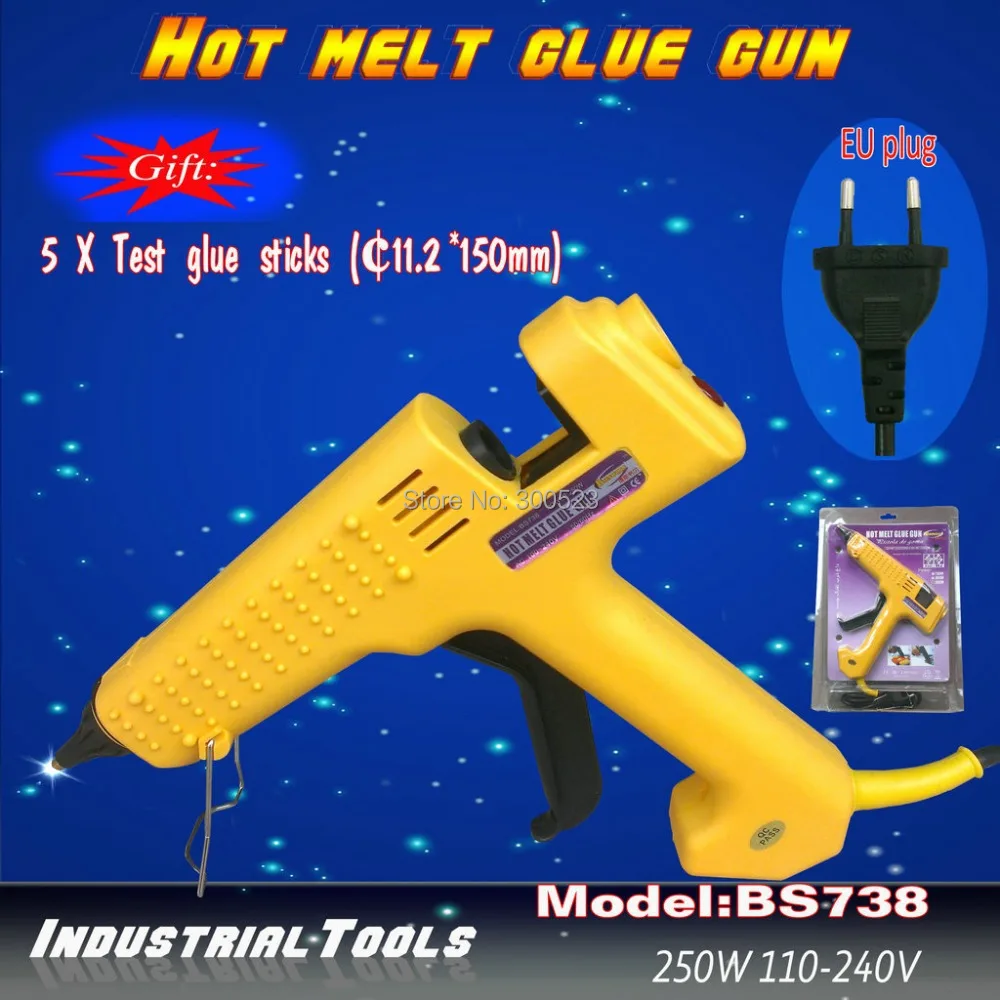 250 Вт термоклей пистолет клей инструменты выдвижения волос 1 шт./лот бесплатная