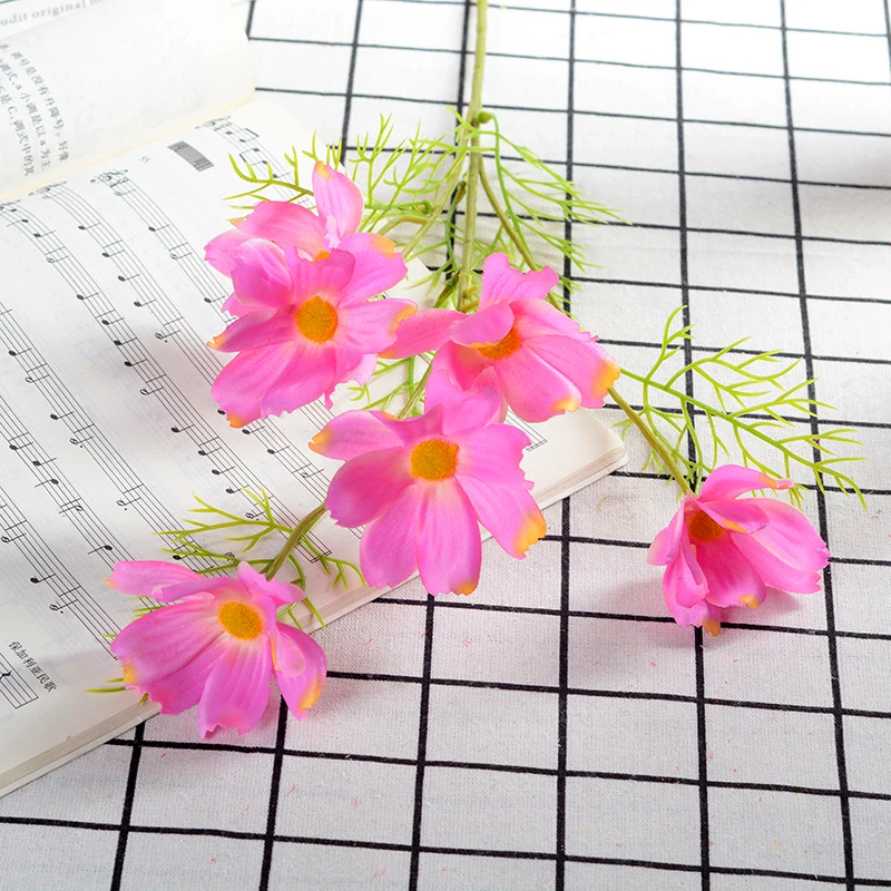 1 шт./лот 60 см длинный искусственный шелк цветок Oncidium каллиопсис для свадьбы