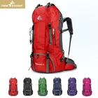 Бесплатный Рыцарь, 60л походный рюкзак для кемпинга, туристическая альпинистская сумка для активного отдыха, спортивная сумка с чехлом от дождя, вместительный рюкзак