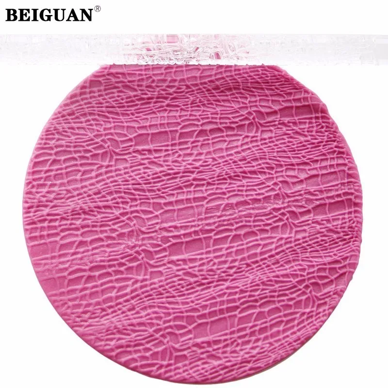 Прозрачный валик для помадки с эффектом крокодиловой кожи инструмент украшения