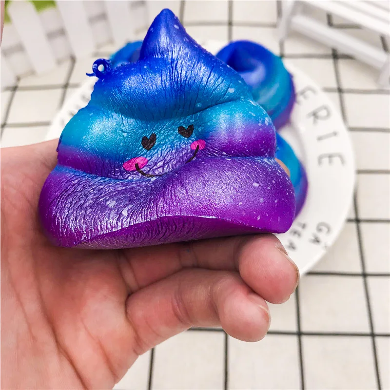7*6 5 см 1 шт. случайный Squshies новый Звездное небо Poo Ароматические Squishy игрушки дети