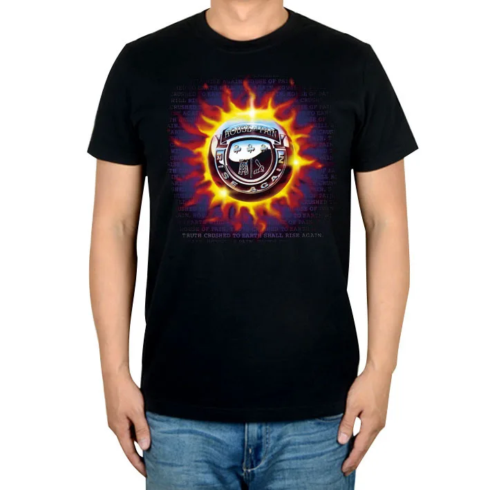 

Футболка с принтом из хэви-металла, 100% хлопок, 2 вида, Летний стиль, дом боли, панк-рок, 3D camisetas hombre, ММА, фитнес