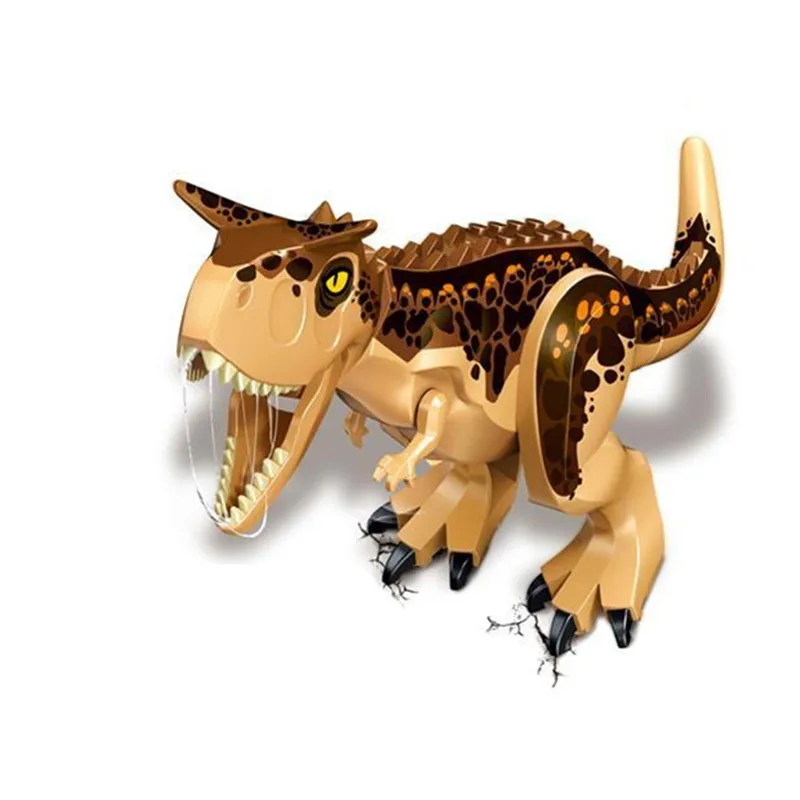 5 шт. строительные блоки динозавра Юрского периода Indominus Rex Tyrannosaurus Indoraptor игрушки