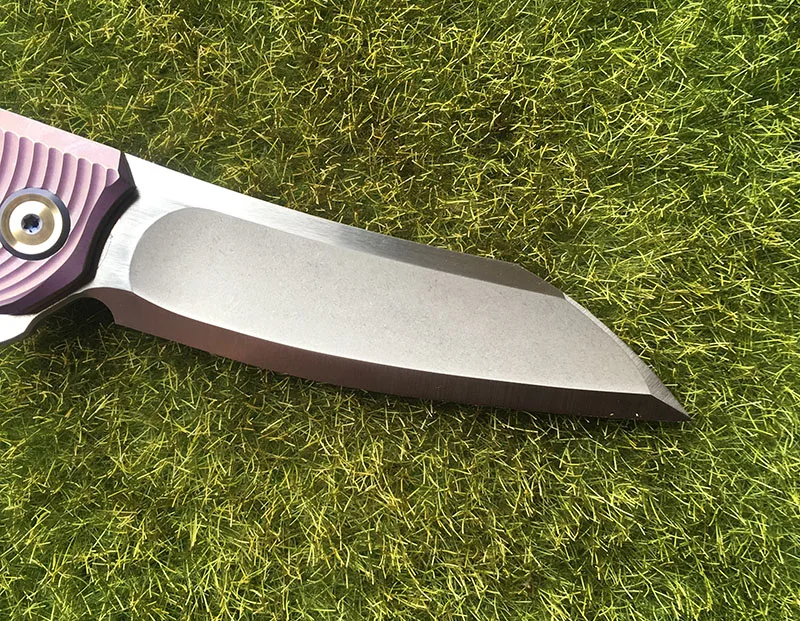 Складной нож LiBing Origina Alien Flipper m390 лезвие с титановой ручкой для кемпинга охоты