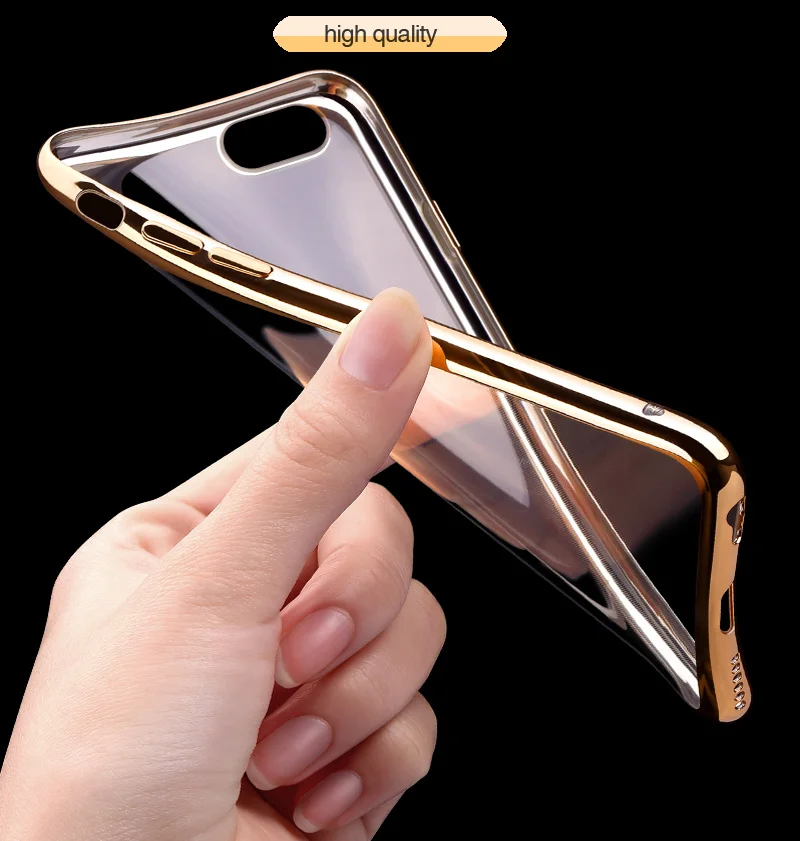 10 шт./лот ультратонкое покрытие кристально чистый чехол для iPhone 6 6s 7 8x8 плюс xs max