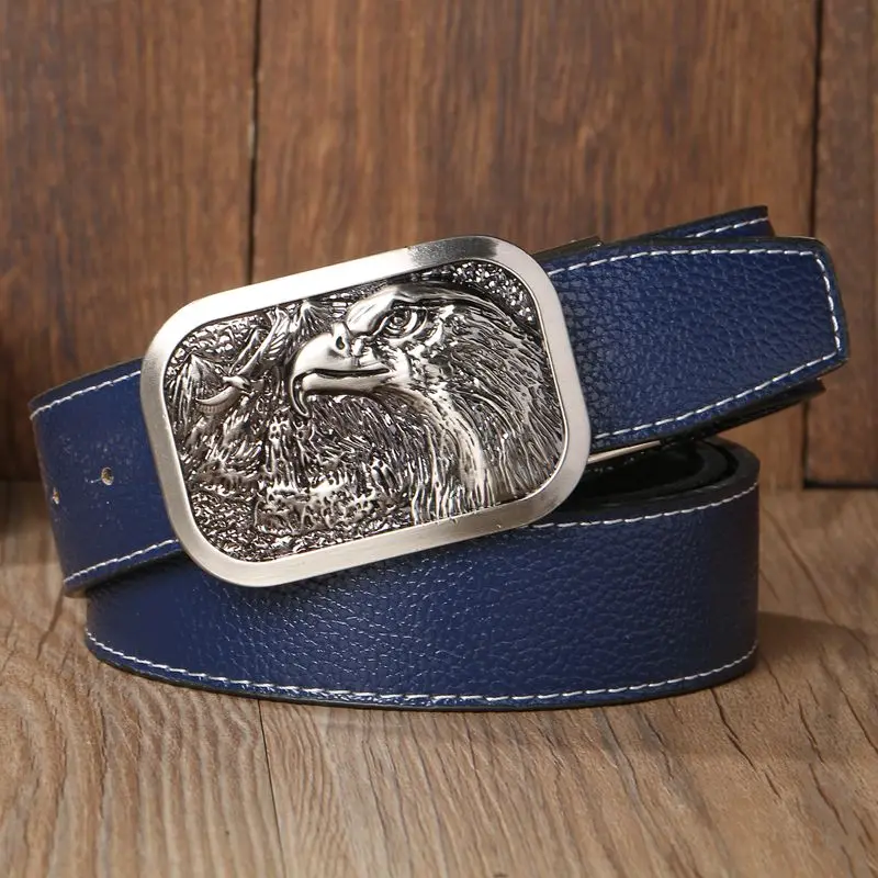 Модный ремень с пряжкой для женщин пастушка голова Орла модель стиль дизайнер