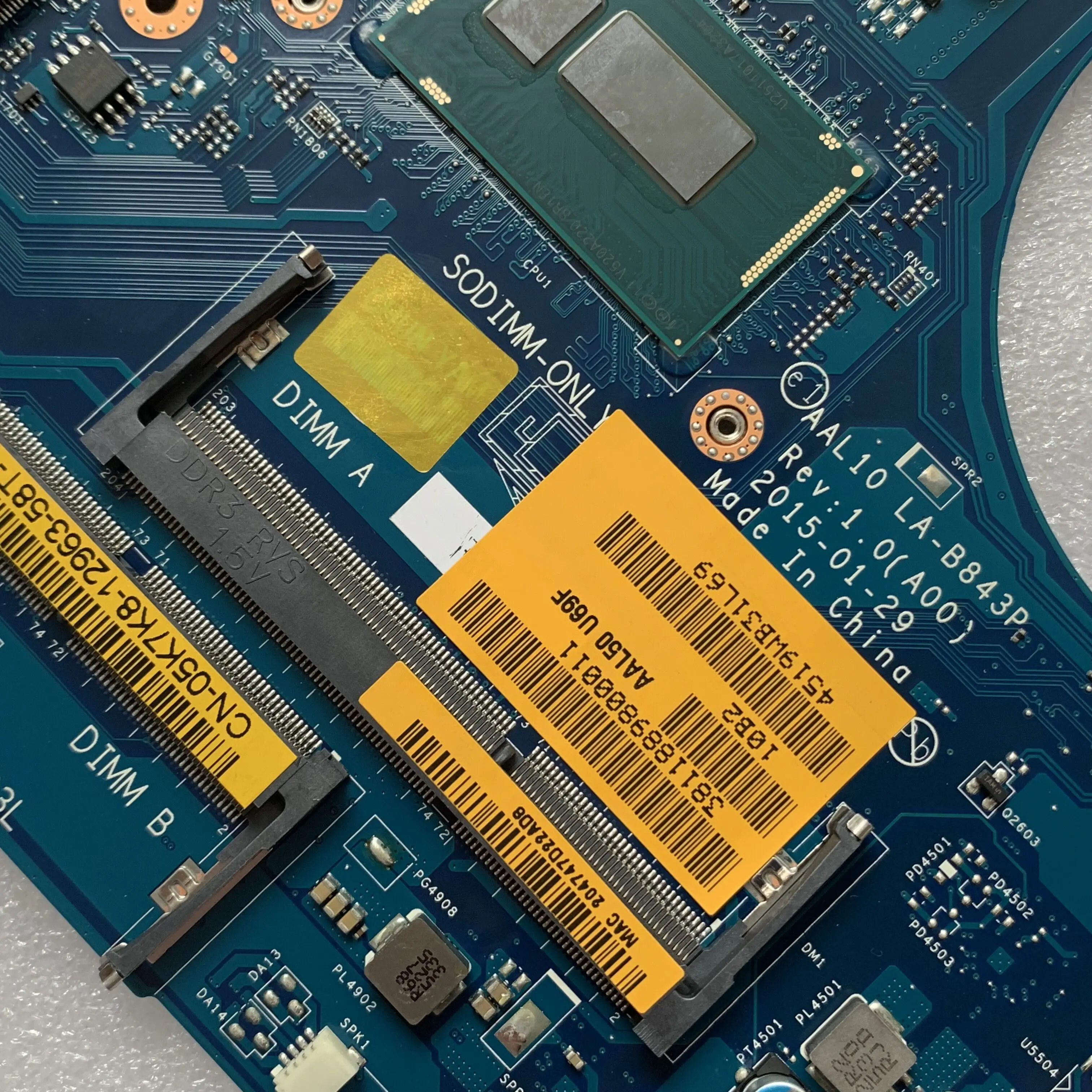 Kefu CN-05K7K8 5K7K8 для Dell vostro 3458 5558 Материнская плата ноутбука AAL10 LA-B843P I3-4030U порт VGA материнская плата