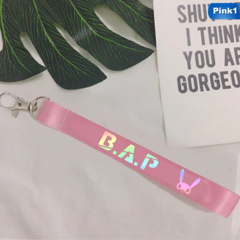 Мода KPOP BAP VIXX брелок для ключей Bangtan мальчики любят себя SHINEE веревка брелок ювелирные изделия - Цвет: PK1