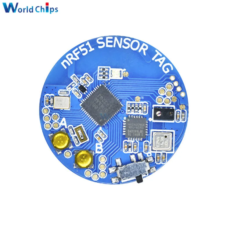 NRF51822 Bluetooth 4,0 BLE SOC температура атмосферного давления модульный датчик ускорения гироскоп светильник MPU6050 AP3216