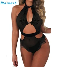 Womail, сексуальное женское нижнее белье размера плюс, корсет, кружевное нижнее белье, цельная Пижама на каждый день, летний сексуальный купальник C3079