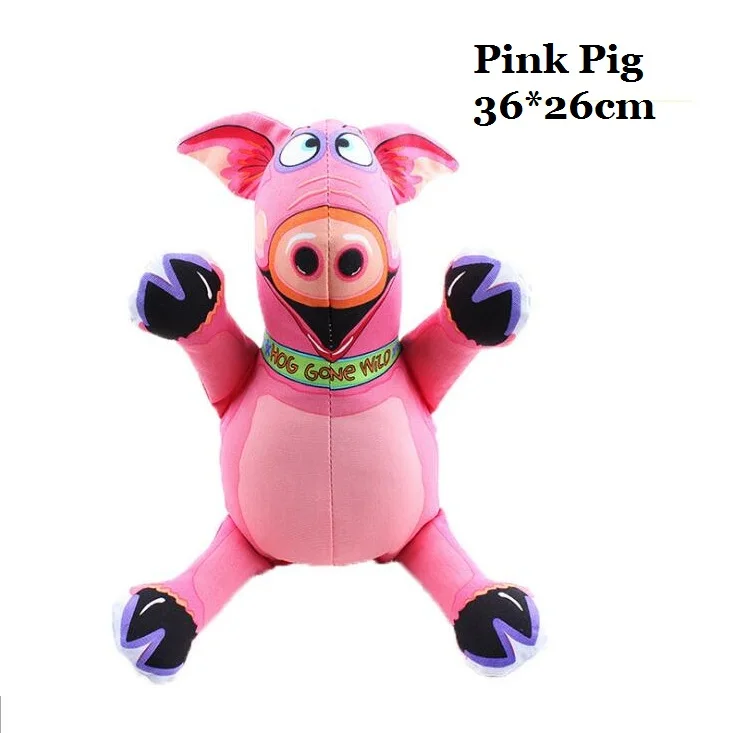 Различные забавные игрушки для кошек, прочные игрушки для домашних животных, игрушки для собак, Игрушки для маленьких и больших собак, жевательные игрушки для собак, брезентовые игрушки для щенков - Цвет: Pink Pig
