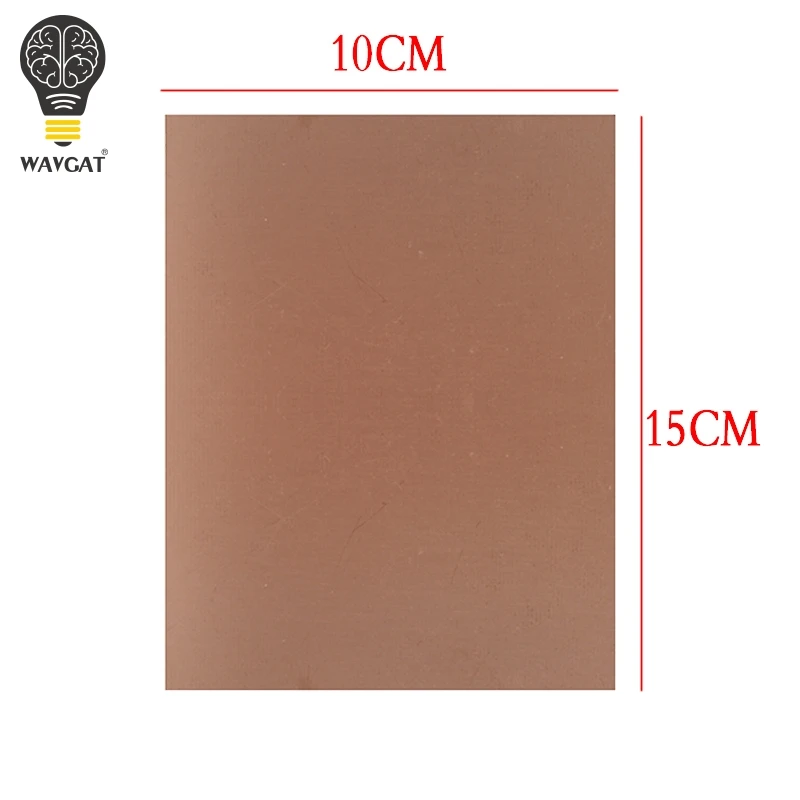 Печатная плата AEAK FR4 7x10 10x15 15x20 20x30 см 7*10 10*15 15*20 20*30 односторонняя медная плакированная пластина DIY PCB Kit ламинированная печатная плата - Цвет: 10X15CM