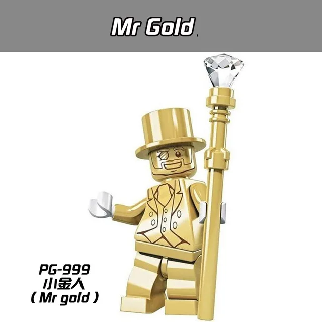 PG999 50PCS Haogaole 50 шт. Mr Gold императорская Золотая королева Padme Amidala фигурка коллекция строительные блоки детские подарочные игрушки - Цвет: PG999 50PCS