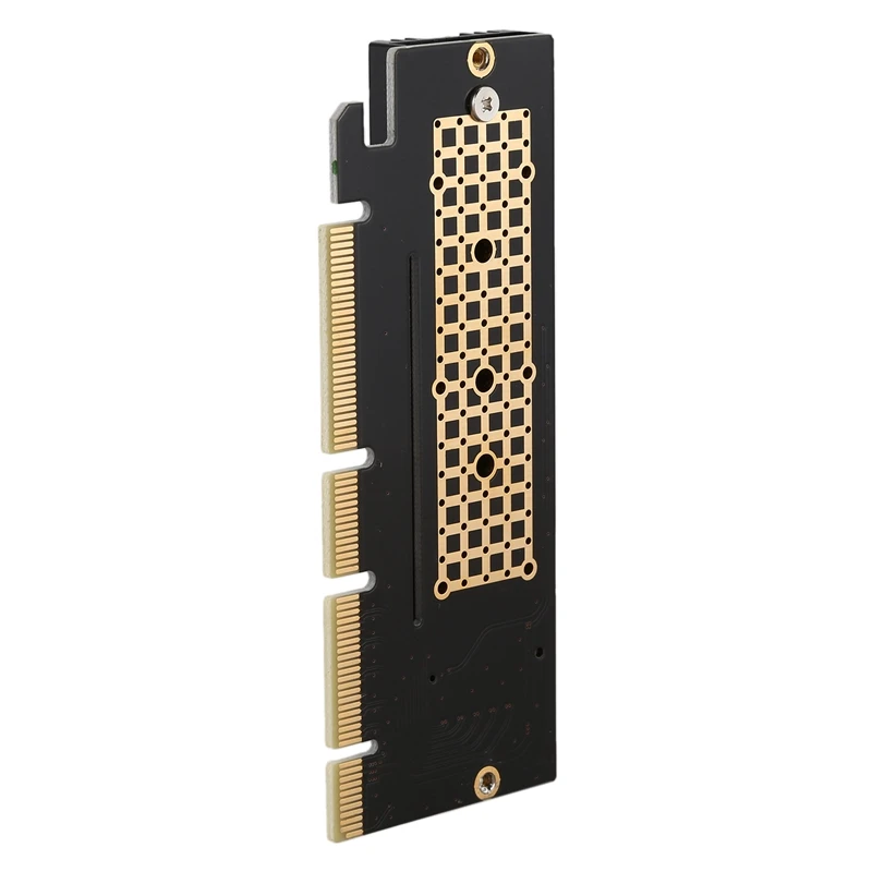 M.2 Nvme Ssd Ngff To Pcie 3.0 X16 Adapter M Key Interface Card+Heatsink Support Pci Express X4 2230-2280 Size Full Spe |
