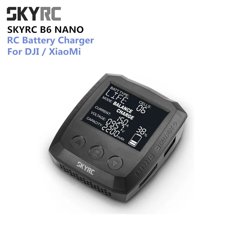 Зарядное устройство SKYRC B6 NANO 320 Вт DC Micro многохимическое балансирующее зарядное