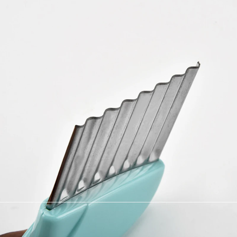 Нержавеющая сталь овощной морковь волнообразный резак Slicer картофельные чипсы