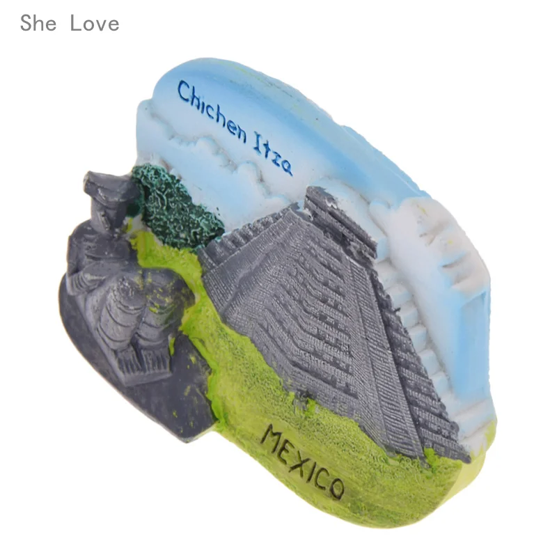 Chzimade Chichen Itza мексиканская смола 3D холодильник дорожный подарок сувенирное