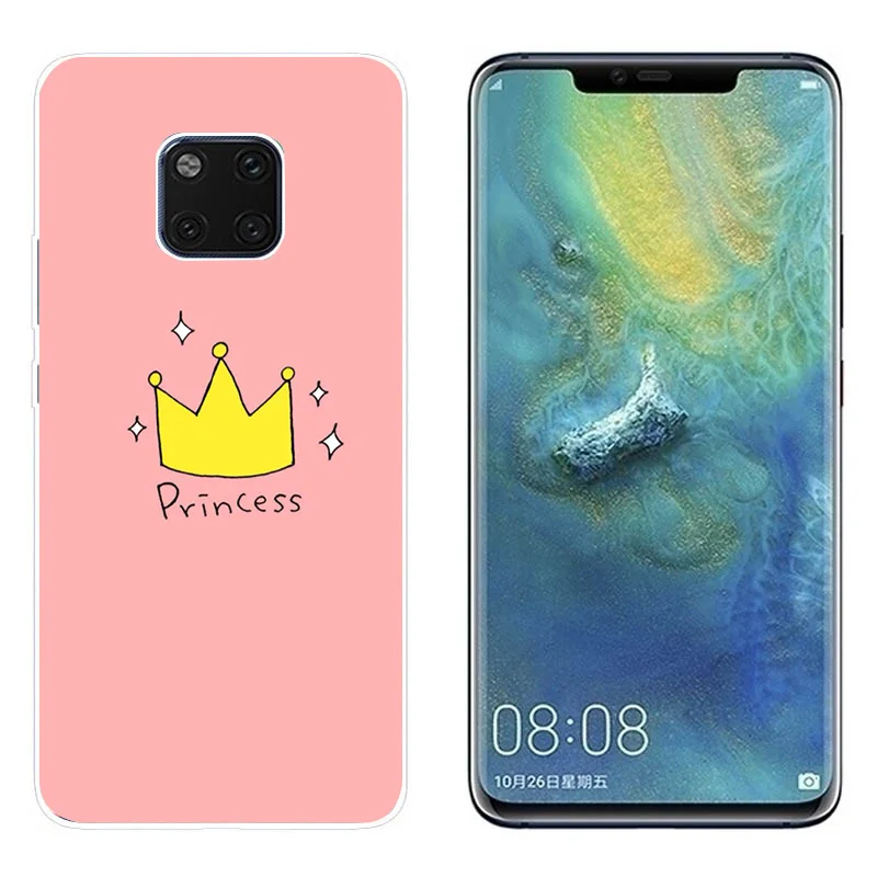 Мягкий ТПУ чехол для Huawei Mate 20 Lite 6 3 дюйма силиконовый телефон Pro X Plus 10 P20 P