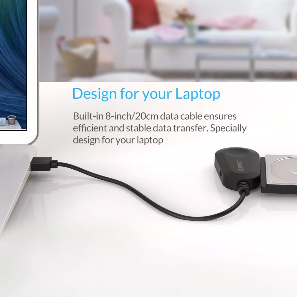 ORICO 25UTS BK Sata на USB 3 0 Поддержка Sata1/2/3 жестких дисков SSD 7 + 15 контактов Встроенный