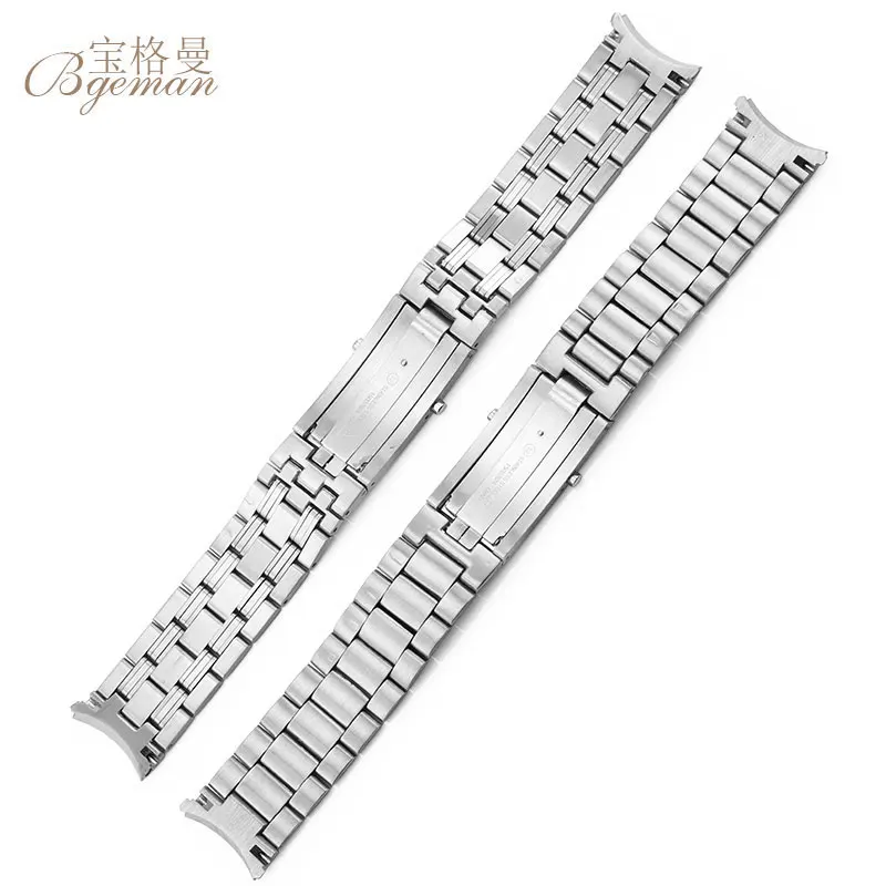Ремешок из нержавеющей стали для часов Omega Seamaster брендовый браслет складная
