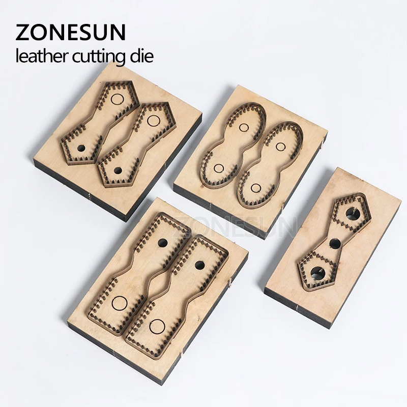 ZONESUN кожаная сумочка с высечкой держатель для молнии инструмент украшения кожи