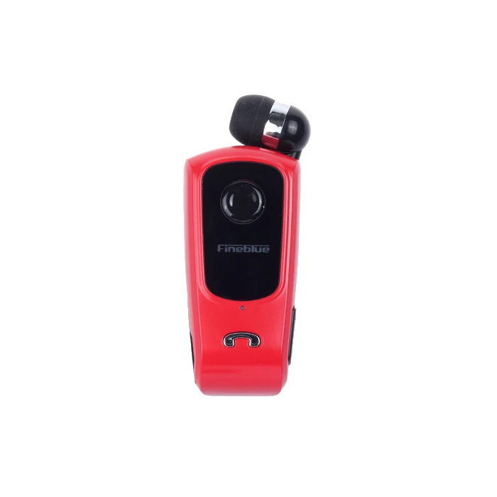 Наушники FINEBLUE F920, беспроводные, Bluetooth 4,0, наушники с звонками, вибрацией, напоминают об износе, с зажимом, свободные руки, для вождения, обновление F960 - Цвет: FINEBLUE F920 red