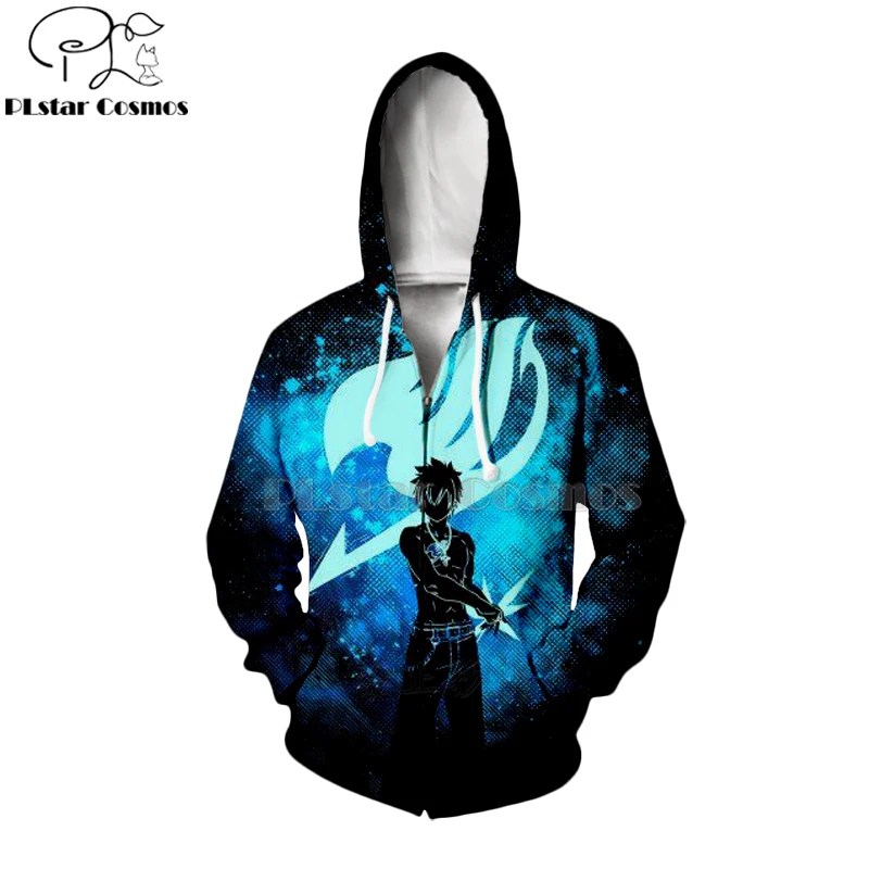 

PLstar Cosmos 2019 NEW japan Anime Fairy Tail 3d Hoodies Hooded Sweatshirts long sleeve Natsu Dragneel Harajuku streetwear-13