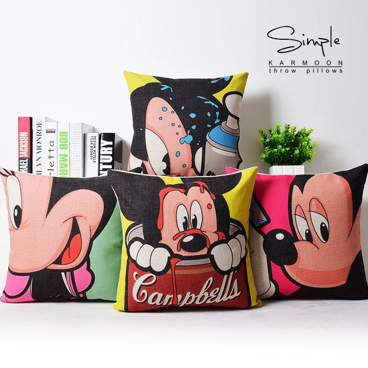 Прямая поставка pop мультфильм Подушки Детские крышка Домашний Декор Чехлы для