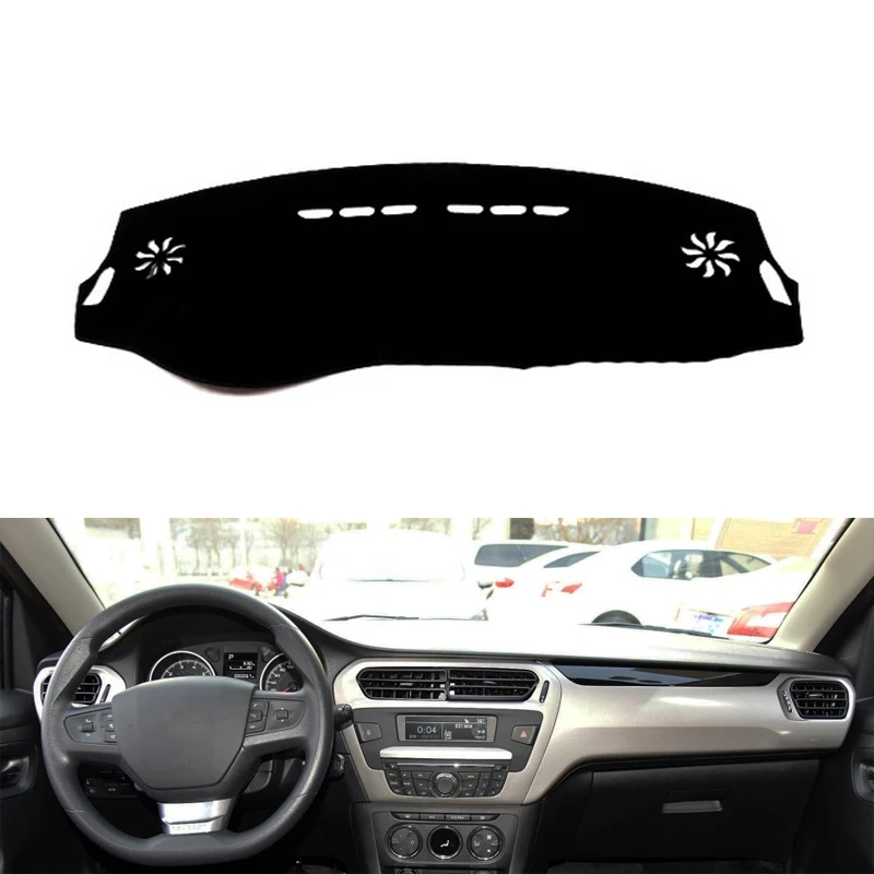 Car dashboard Avoid light pad Instrument platform desk cover Mats Carpets Auto accessories for Peugeot 2008 301 2014 - 2016 | Автомобили и