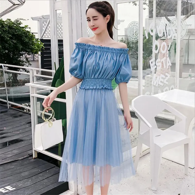 Элегантные комплекты из двух предметов Vestidos 2018 новые летние сексуальные топы с
