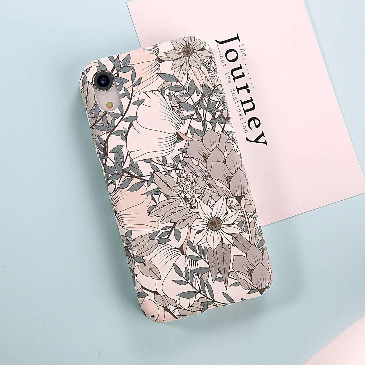 T2 Чехол для телефона Lovebay для iPhone X, XR, XS, Max, 8, 7, 6, 6s Plus, Мультяшные цветные цветы, ананас, листья, жесткий чехол, чехол - Цвет: T2