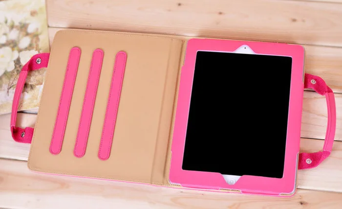 Деловой чехол из искусственной кожи для Apple iPad air 2 умный ручная сумка переносная 6
