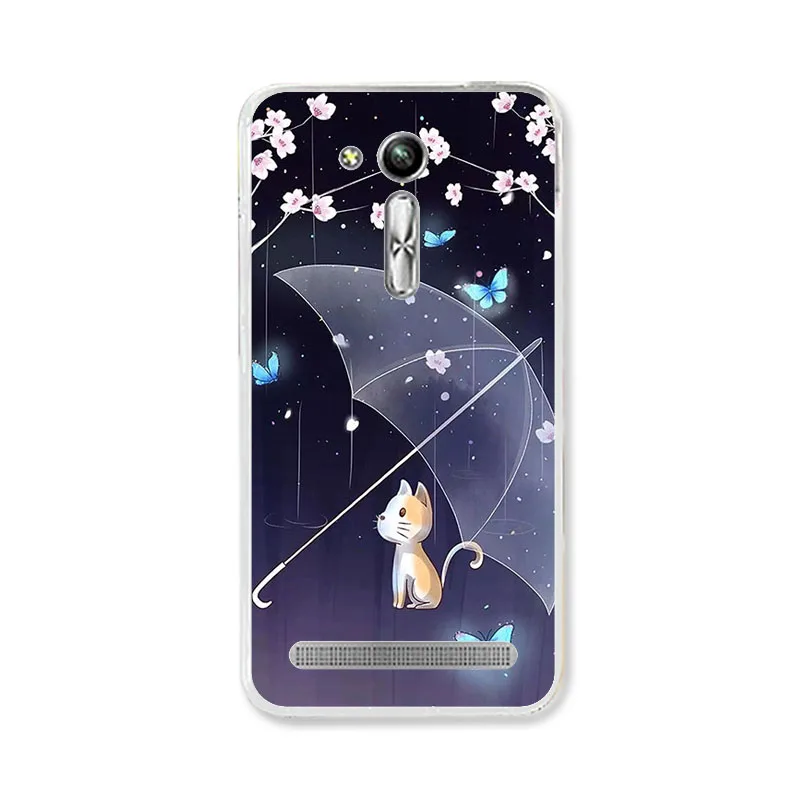 AKABEILA мягкие чехлы из ТПУ для Asus Zenfone GO 2nd Gen ZB452KG ASUS_X014D ZB450KL, 4,5 дюймов, чехол, Сумка с фламинго - Цвет: J117