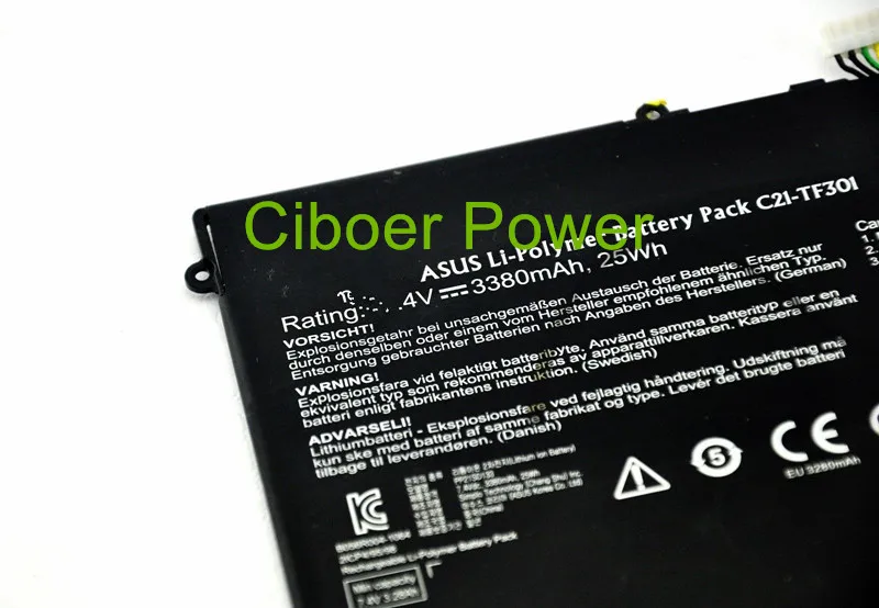 Оригинальный Новый аккумулятор для TF700T 32GB 64GB TabletBattery C21-TF301 3380 mAh 25Wh | Компьютеры и