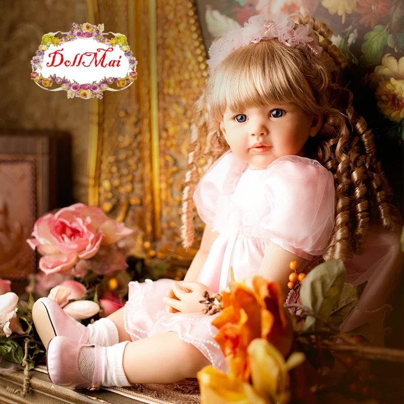 

Handmade boutique non-toxic Bebe Reborn Doll 60cm Silicone Reborns Fashion Dolls for Child Christmas Gift lol Bonecas Brinquedo
