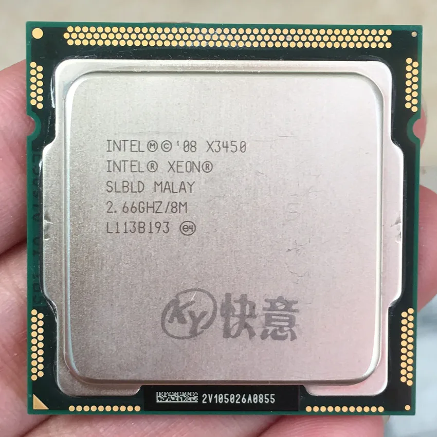 Процессор Intel Xeon X3450 четырехъядерный (кэш-память 8 Мб 2 66 ГГц) LGA 1156 процессор для