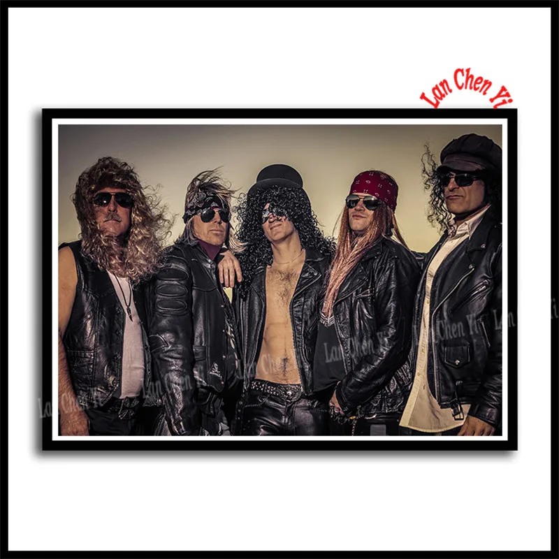 Guns n' Roses жесткая Рок Музыкальная Группа Slash плакат белая бумага с покрытием плакаты отличные фотографии на стену для подарка