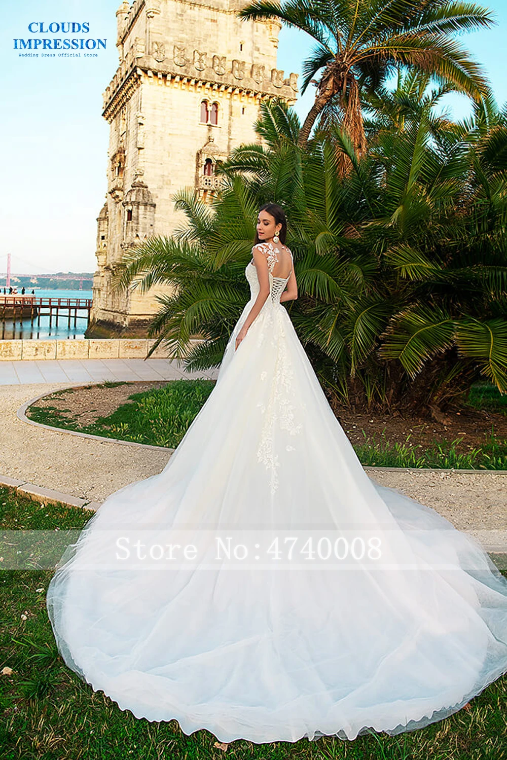 Сексуальное свадебное платье трапециевидной формы на шнуровке невесты из тюля