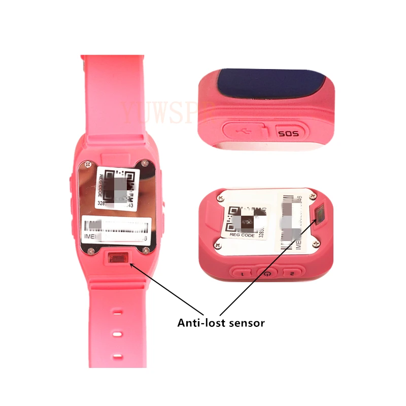 Детские часы с GPS-трекером SOS GPS местоположение SIM-карта IOS Android сотовый телефон