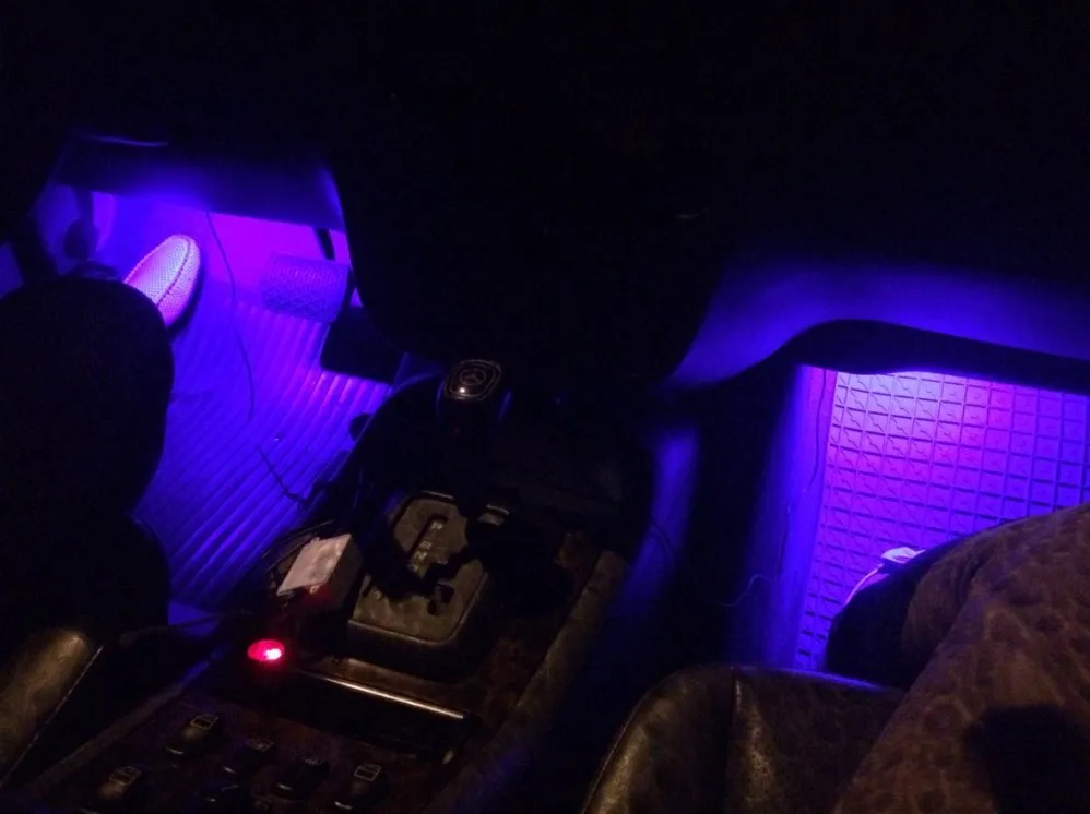 Автомобильная светодиодная лента атмосферная декоративная лампа для KIA RIO Ford Focus