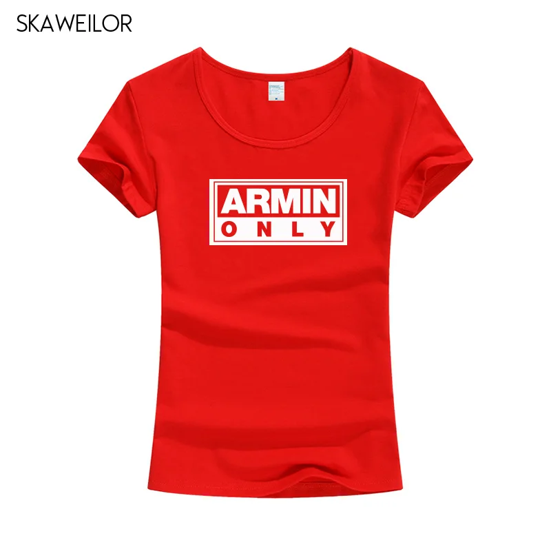 Женская футболка с принтом Armin Van Buuren летняя хлопковая коротким рукавом
