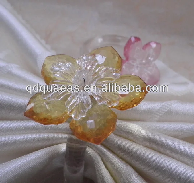 Акриловая искусственная Свадебный держатель для салфеток с бисером | Дом и сад