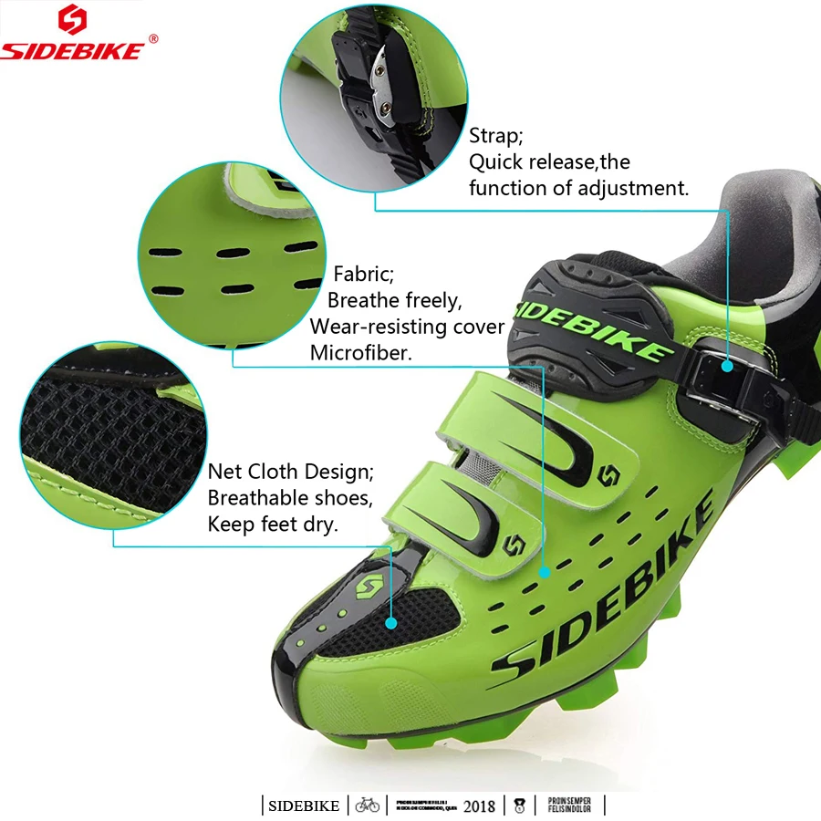 Велосипедная обувь Sidebike 2019 мужские кроссовки для горного велосипеда дышащие